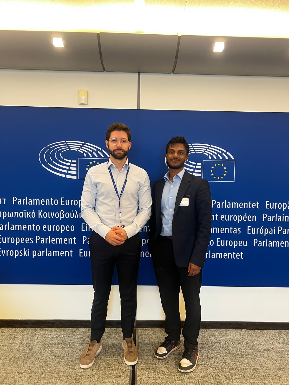 With a Member of the European Parliament