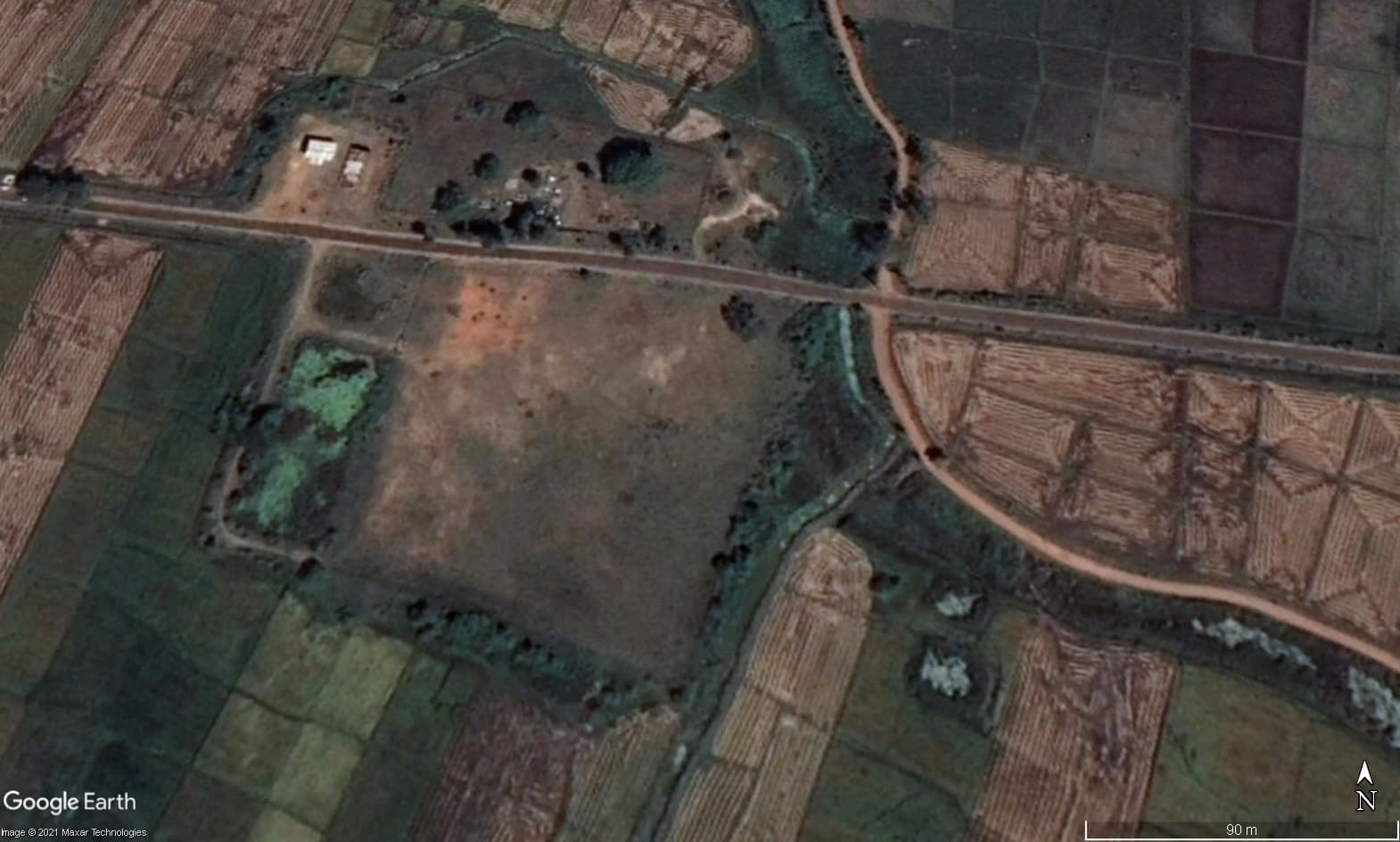Aandankulam Thuyilum Illam — present day, site cleared