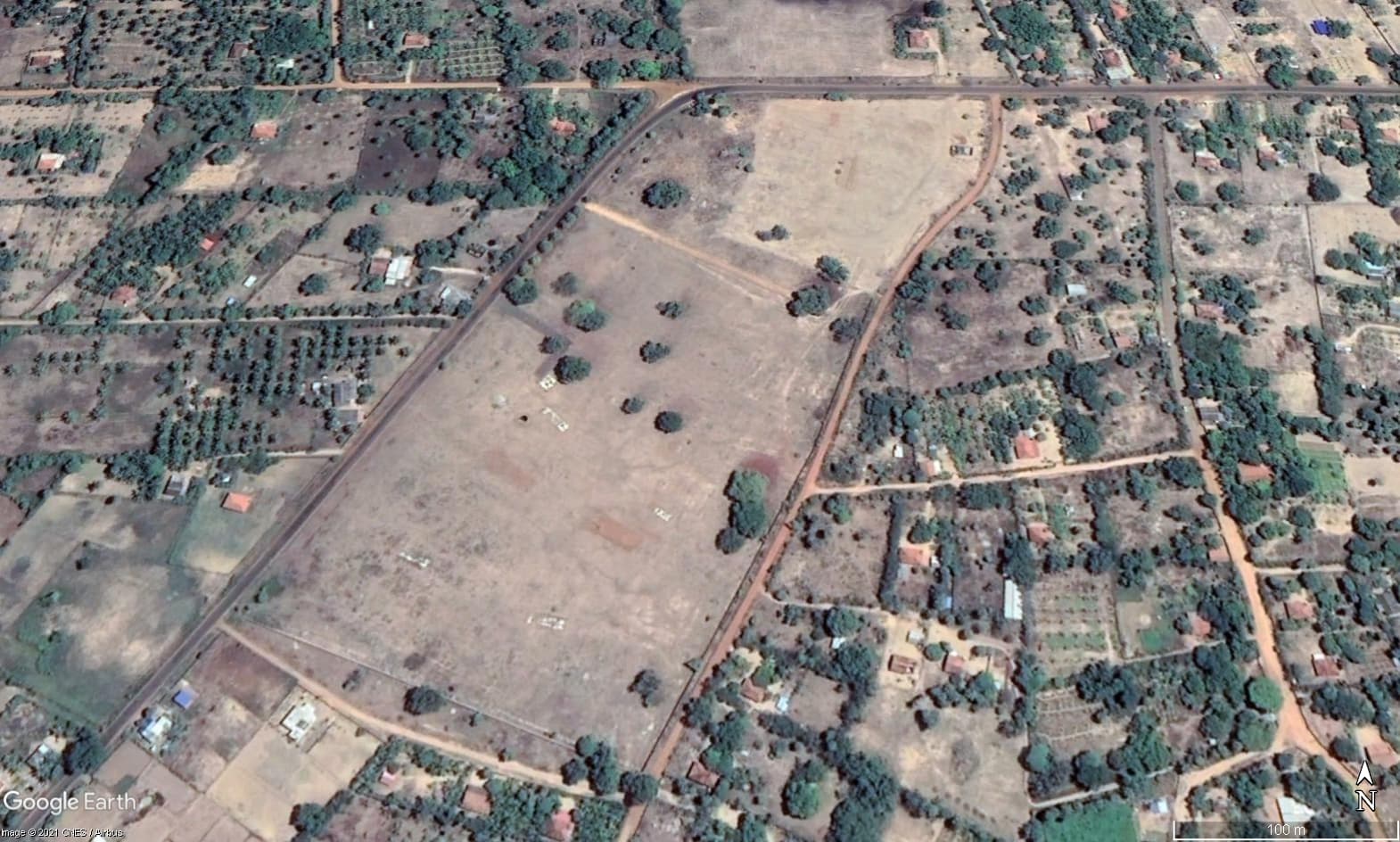 Kanakapuram Thuyilum Illam — present day, site cleared