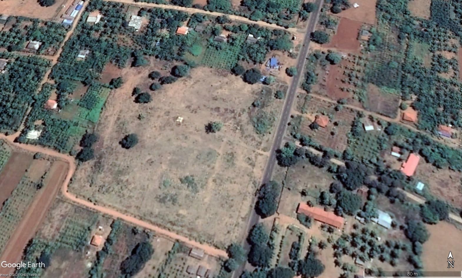 Mulankavil Thuyilum Illam — present day, site cleared